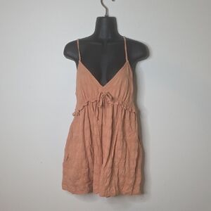 Mustard Seed Terracotta Textured ROMPER